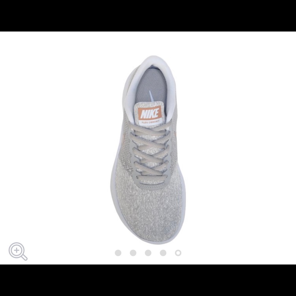 Women's Flex Contact Running Shoe Grey & rosegold